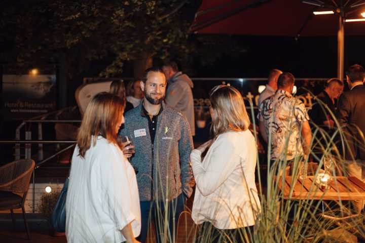 Sommerfest Müritz Connect auf der Terrasse