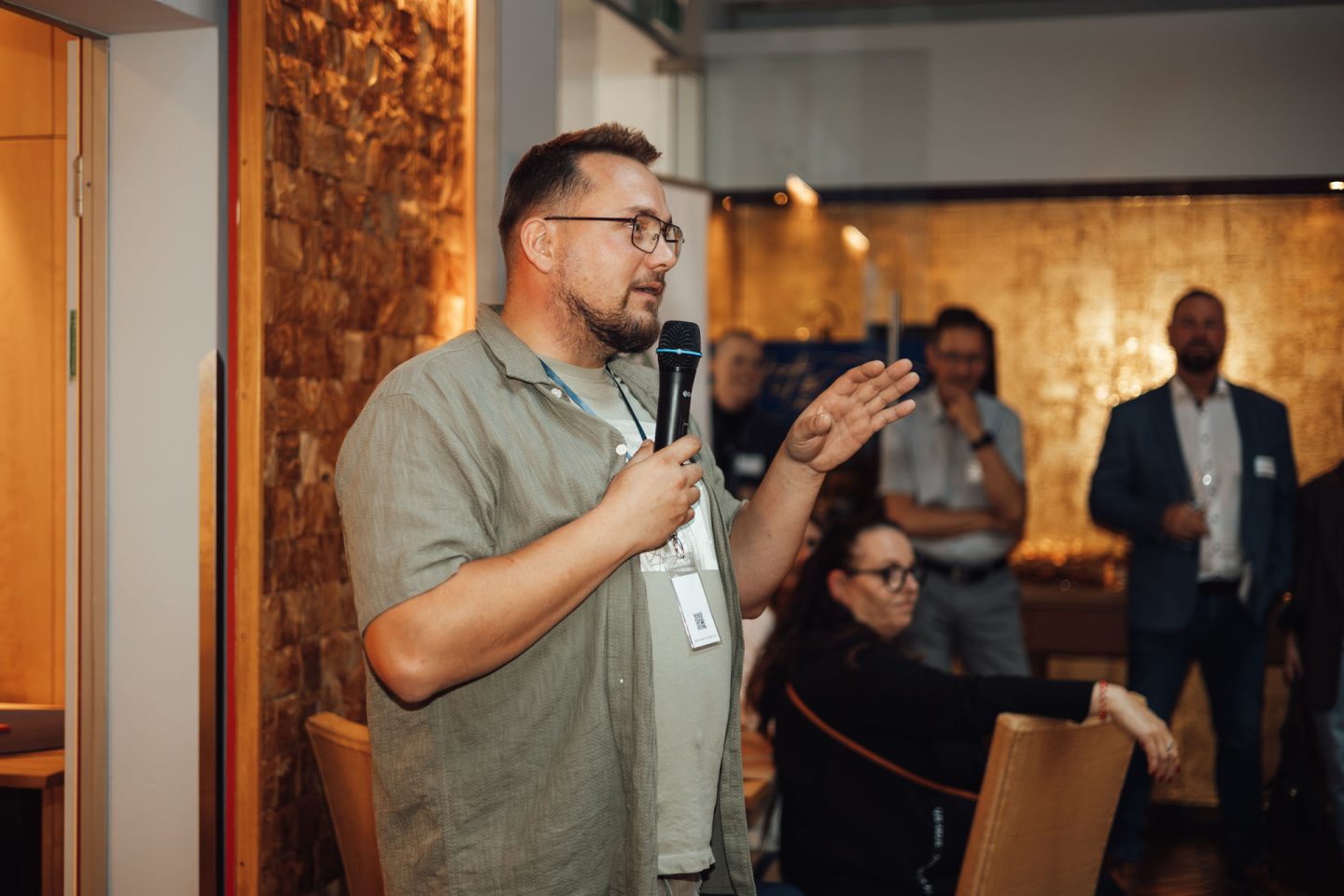 Ingo der Müritzerküchenheld auf dem Sommerfest von Müritz Connect