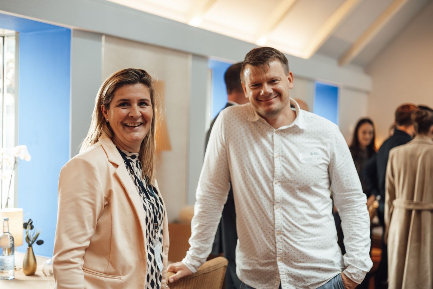 Ildikò Falkenberg und Matthias Petri beim Sommerfest vom Müritz Connect